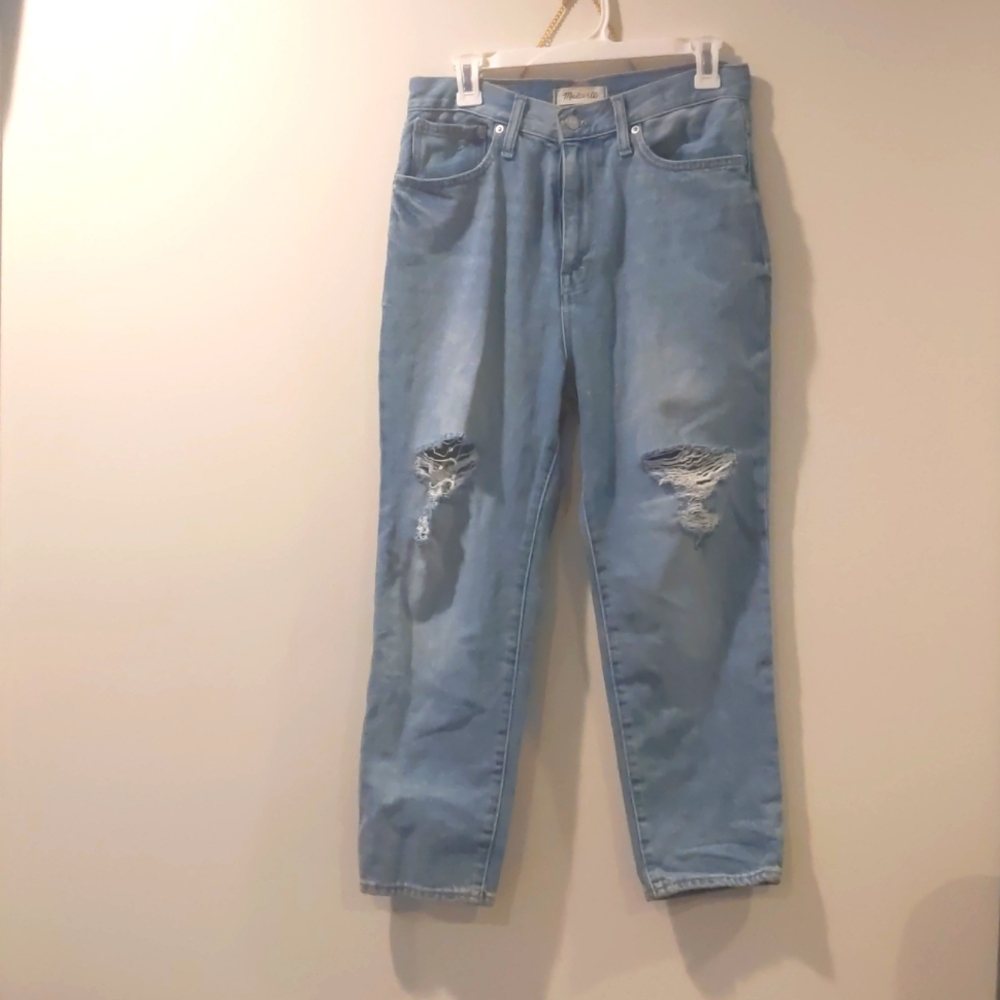 Madewell high waisted mom jeans